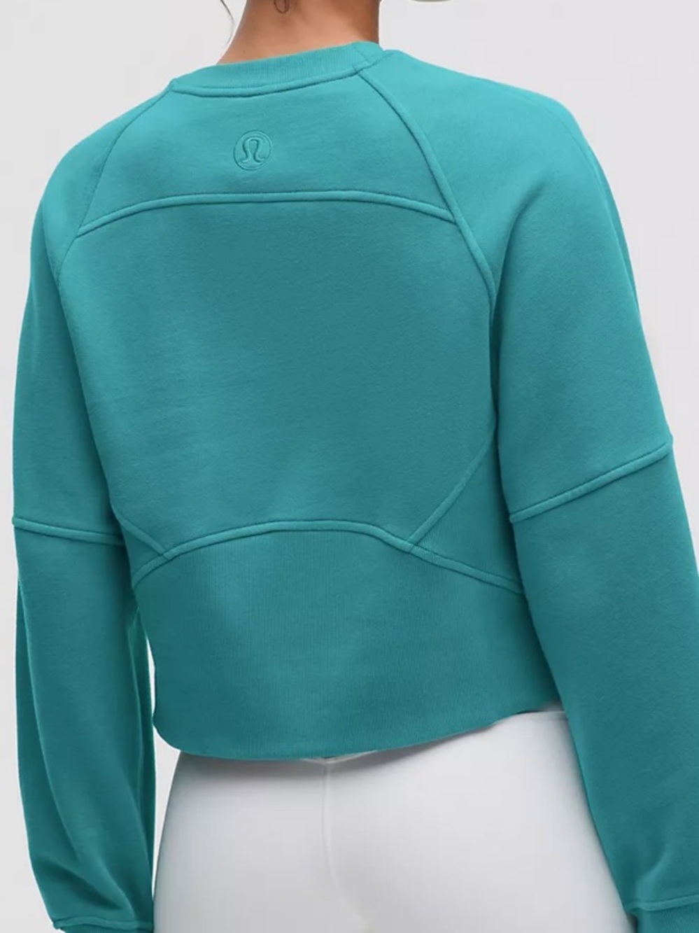 Lululemon Scuba Oversized Pullover in Sonic Teal Sz XL - Picture 2 of 8
